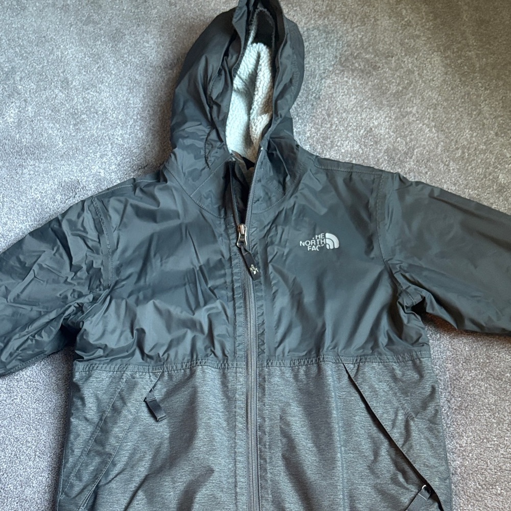 The North Face Charcoal Hooded Jacket